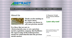 Desktop Screenshot of abstractmetals.com